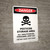 Danger: Pesticide Storage Area All Portrait - Wall Sign