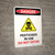 Danger: Pesticides In Use Do Not Enter Portrait - Wall Sign