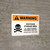 Warning: Pesticide Storage Area - All Unauthorized Personnel Keep Out Landscape - Wall Sign