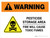 Warning: Pesticide Storage Area - Fire Will Cause Toxic Fumes Landscape - Wall Sign
