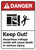 Danger: Keep Out Hazardous Voltage - Wall Sign
