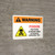 Warning: Poison Pesticide Storage Area - Authorized Personnel Only Landscape - Wall Sign