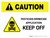 Caution: Pesticide/Herbicide Application - Keep Off Landscape - Wall Sign