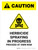Caution: Herbicide Spraying In Progress - Proceed at Own Risk Portrait - Wall Sign