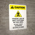 Caution: Poison Laid In Bait Stations in This Area Portrait - Wall Sign