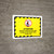 Attention Organic Farms On This Land Hazard Lines with Icon Landscape - Wall Sign