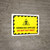 Herbicide Applied - Do Not Eat Fruit Hazard Lines with Icon Landscape - Wall Sign