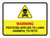 Pesticide Applied To Lawn with Hazard Icon Landscape - Wall Sign
