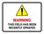 Warning - This Field Has Been Recently Sprayed with Hazard Icon Landscape - Wall Sign