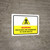 Warning - Pesticides Are Dangerous To Your Health with Hazard Icon Landscape - Wall Sign