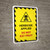 Herbicide Applied - Do Not Eat Fruit Hazard Lines with Icon Portrait - Wall Sign