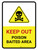 Keep Out Poison Baited Area with Hazard Icon Portrait - Wall Sign