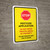 Stop: Pesticide Application - Do Not Enter Treated Area Portrait - Wall Sign