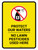 Protect Our Waters - No Lawn Pesticides Here with Icon Portrait - Wall Sign
