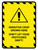 Sensitive Crop Grown - Here Do Not Let Pesticides Drift Hazard Lines Portrait - Wall Sign