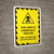 This Area Chemically Treated - Keep Children and Pets Off Until Dry Portrait - Wall Sign