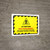Attention Pest Management Activities with Hazard Icon Landscape - Wall Sign