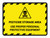 Pesticide Storage Area - Use Proper PPE Hazard Lines with Icon Landscape - Wall Sign