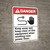 Danger: Keep Clear of Equipment Near Power Lines - Wall Sign