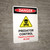 Danger: Predator Control Traps & Poison In Use Portrait - Wall Sign