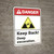 Danger: Keep Back Deep Excavation ANSI - Wall Sign