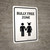 Bully Free Zone Portrait With Icon - Wall Sign