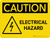 Caution: Electrical Hazard Warning Landscape - Wall Sign