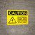 Caution: Electrical Panel Area Must be Clear at All Times Landscape With Icons - Wall Sign