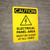 Caution: Electrical Panel Area Must be Clear at All Times Portrait With Icon - Wall Sign