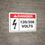 Danger: ANSI 120-208 Volts Landscape with Icon - Wall Sign
