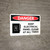 Danger: Keep Electric Panel Area Clear At All Times Landscape with Icon - Wall Sign
