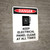 Danger: Keep Electric Panel Area Clear At All Times Portrait with Icon - Wall Sign
