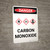 Danger: Carbon Monoxide Portrait With Icon - Wall Sign