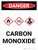 Danger: Carbon Monoxide Portrait With Icon - Wall Sign