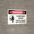 Danger: Confined Space Entry Permit Not Required Landscape with Icon - Wall Sign