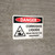 Danger: Corrosive Liquids Wear Protective Equipment Landscape with Icon - Wall Sign