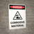 Danger: Corrosive Material Warning Portrait with Icon - Wall Sign