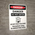 Danger: Do Not Enter Honebees Sting Portrait with Icon - Wall Sign