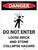 Danger: Do Not Enter Loose Brick Stone Collapse Hazard Portrait with Icon - Wall Sign
