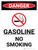 Danger: Gasoline No Smoking Portrait Portrait with Icon - Wall Sign