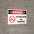 Danger: Hydrogen No Smoking Landscape with Icon - Wall Sign
