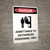 Danger: Admittance to Authorized Personnel Only Portrait with Icon - Wall Sign