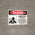 Danger: Asbestos Hazard Wear Respiratory Protection Landscape with Icon - Wall Sign