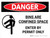 Danger: Bins Are A Confined Space Landscape with Icon - Wall Sign
