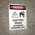 Danger: Electric Room Authorized Personnel Only Portrait with Icon - Wall Sign