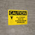 Caution: All Storage Must be 18 Inches Below Sprinklers Landscape With Icon - Wall Sign
