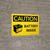 Caution: Battery Inside Landscape With Icon - Wall Sign