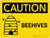 Caution: Beehives Landscape With Icon - Wall Sign