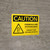 Caution: Chemicals are Ototoxicants Landscape With Icon - Wall Sign
