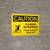 Caution: Cleaning in Progress Floor Slippery Landscape With Icon - Wall Sign